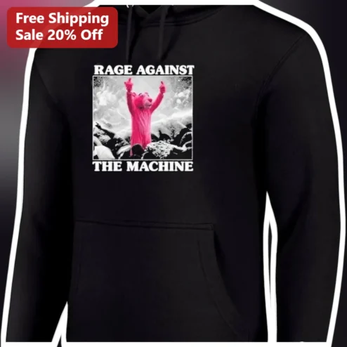 Rage Against The Machine Lotso Bear Parody Hoodie Funny Pop Culture Mashup Streetwear Gift for Rock Fans