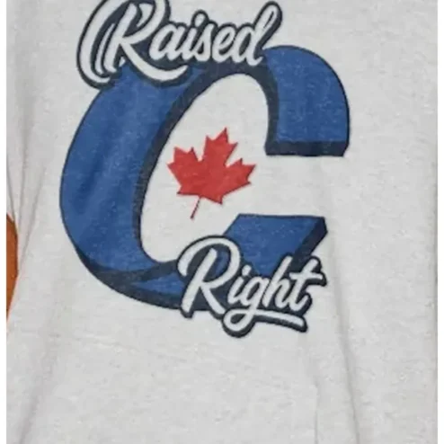 Raised Right Canadian Pride Vintage Collegiate Tee Maple Leaf Patriotic Gift