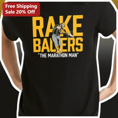 Rake Ballers The Marathon Man Kevin Youkilis Baseball Tee