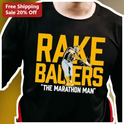 Rake Bauers The Marathon Man Jake Bauers Baseball Tee Milwaukee Brewers Fan Gift Shirt