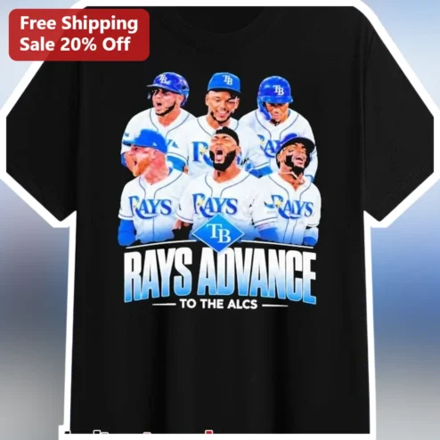 Rays Advance To The ALCS Tampa Bay Rays Players Graphic Tee