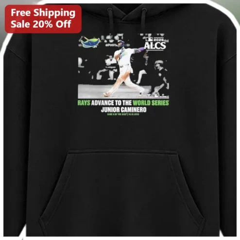 Rays Advance To The World Series Junior Caminero Hoodie
