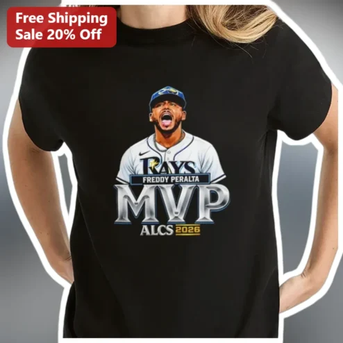 Rays MVP ALCS 2026 Freddy Peralta Tee Tampa Bay Rays Victory Shirt