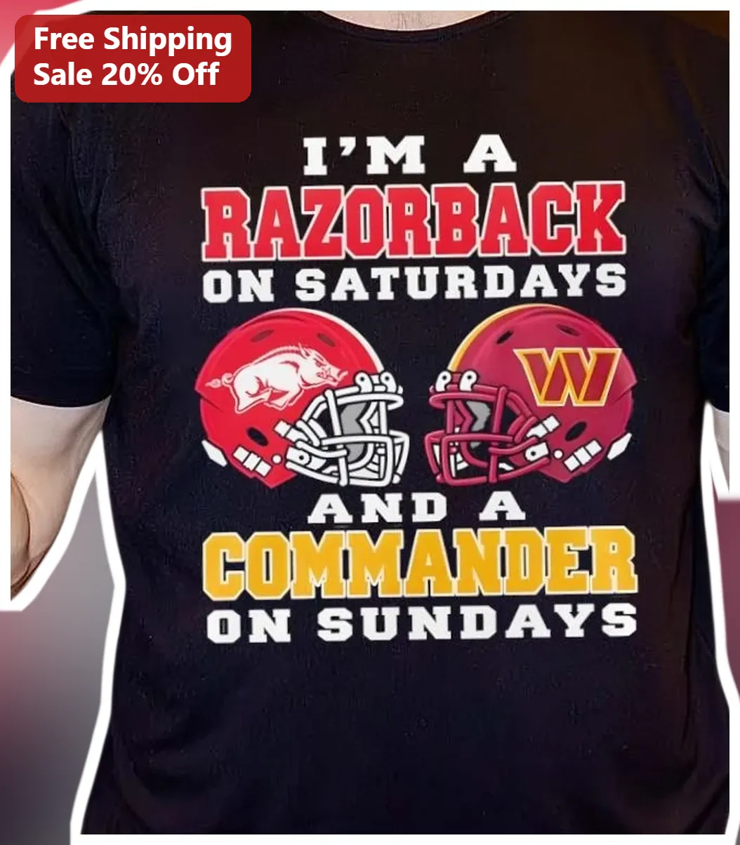 Razorback Football Fan Tee Arkansas Razorbacks Saturday Sunday Game Day Shirt