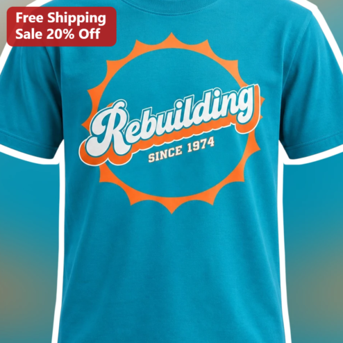 Rebuilding Since 1974 Tee Retro Vintage Automotive Birthday Gift for Men Turning 50