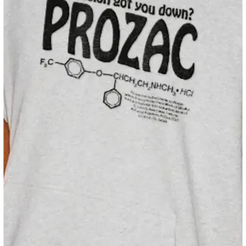 Recession Got You Down? Prozac Tee Dark Humor Coping Shirt for Adults
