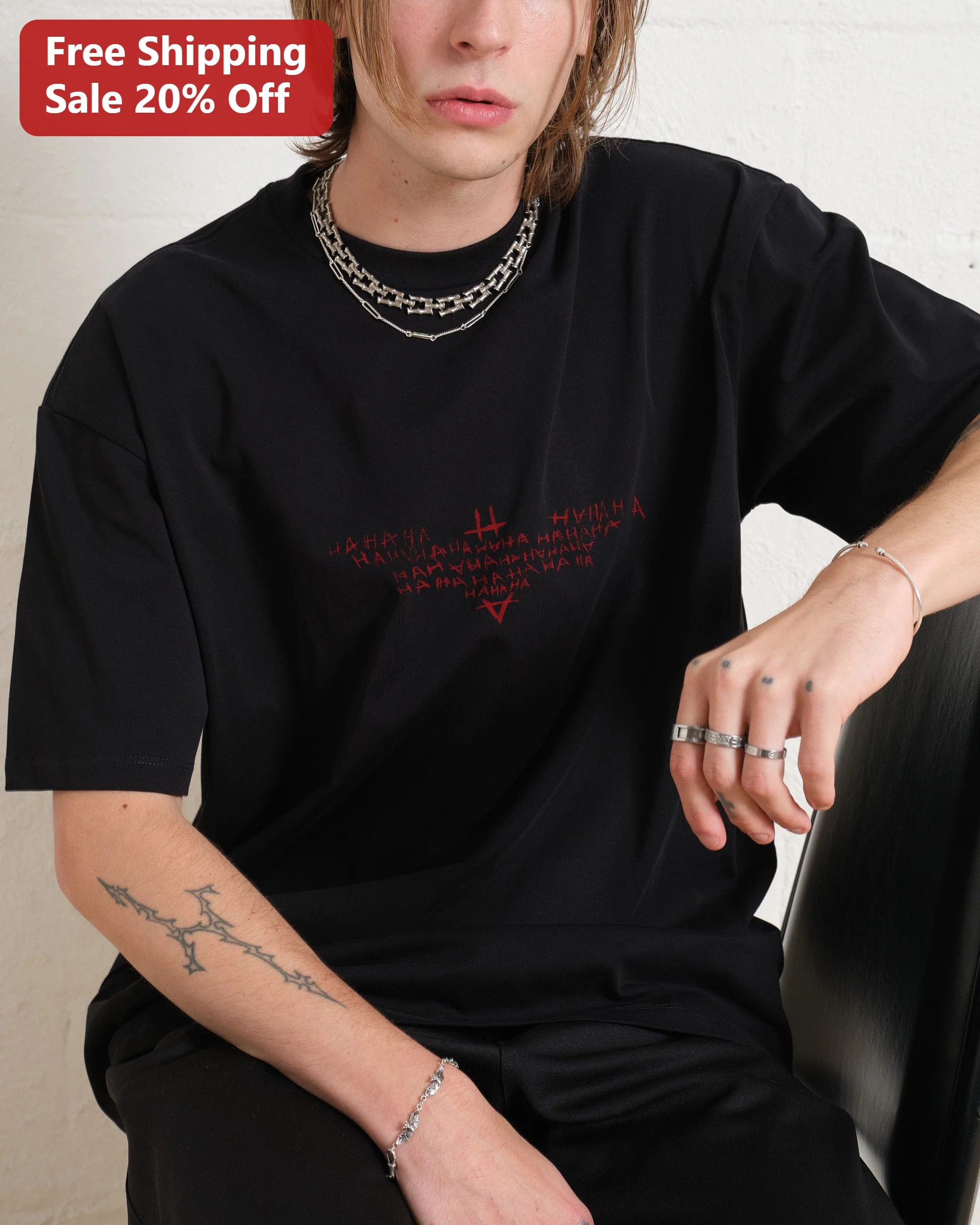 Red Haha Triangle Graphic Tee Ha! Ha! Pyramid Saguenay Flood Memorial Art Shirt