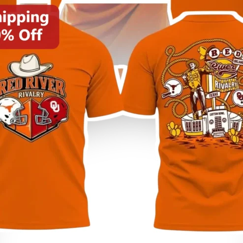 Red River Rivalry Cotton Bowl Tee Texas vs Oklahoma College Football Game Day Shirt