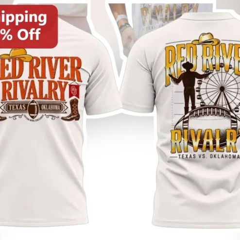 Red River Rivalry Texas Vs Oklahoma Tee Vintage College Football Fan Gear