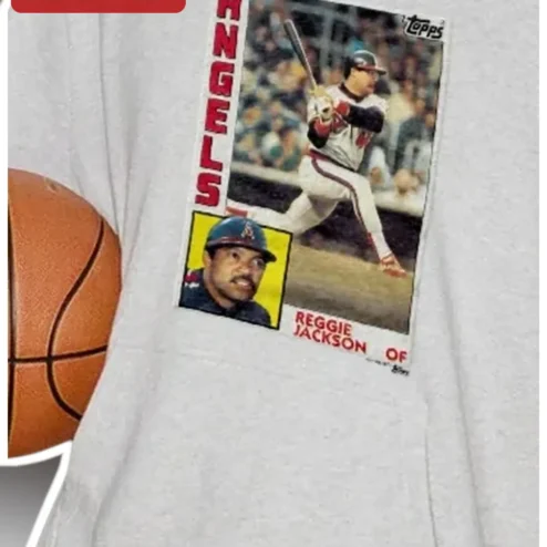 Reggie Jackson California Angels Vintage Baseball Tee Retro Sports Memorabilia Gift