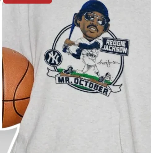 Reggie Jackson Mr. October Vintage Baseball Tee New York Yankees Legend Shirt