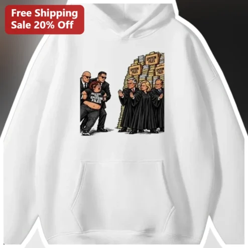 Release The Epstein Files Hoodie Political Satire Protest Graphic Apparel