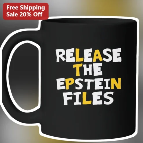 Release The Epstein Files Mug Political Activist Coffee Cup for Transparency Advocates