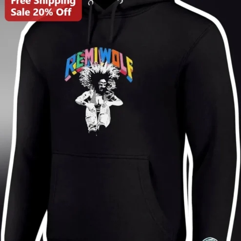 REMIWOLF Hoodie Remi Wolf Merch Retro Graphic Pullover for Indie Pop Fans