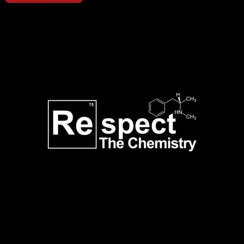 Respect The Chemistry Tee Funny Science Humor Shirt for Chemists and STEM Teachers