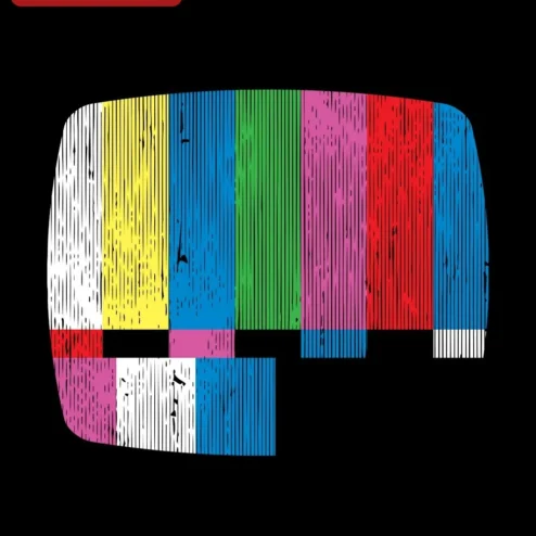 Retro TV Test Card Color Bars Grunge Tee Vintage Analog Signal Lost Shirt for Retro Tech Fans