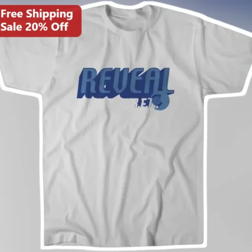 REVEAL Tee Water Activated Hydrochromic Ink Shirt Gender Reveal Baptism Party Gift