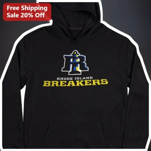Rhode Island Breakers Hoodie Official Team Apparel UFL Fan Merch Pullover