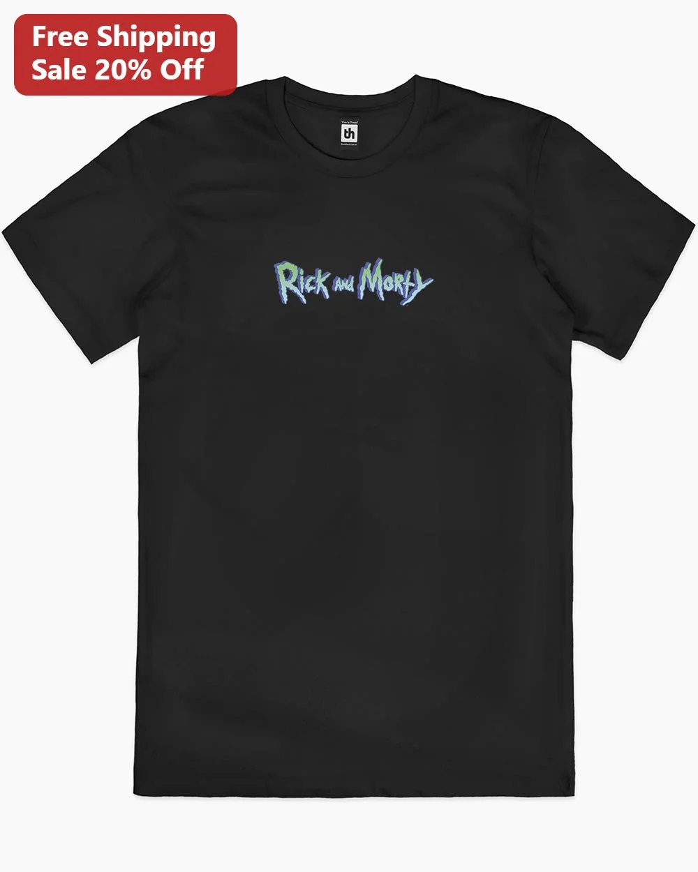 Rick and Morty Tee Adult Swim Logo Graphic T-Shirt Streetwear Gift for Fans