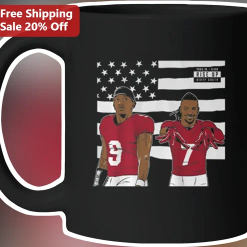 Rise Up Dirty South Saquon Barkley Jalen Hurts Eagles Mug