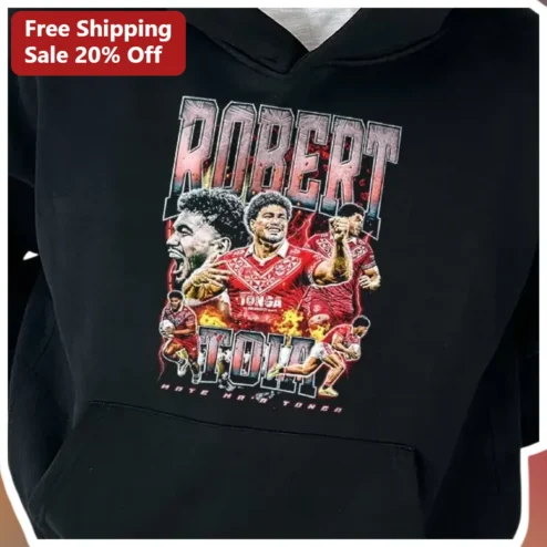 Robert Toia Mate Ma'a Tonga Hoodie Rugby Fan Gift