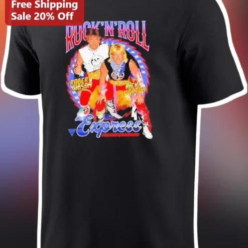 Rock N Roll Express Tag Team Wrestling Tee Retro Pro Wrestling Shirt Gift for Fans