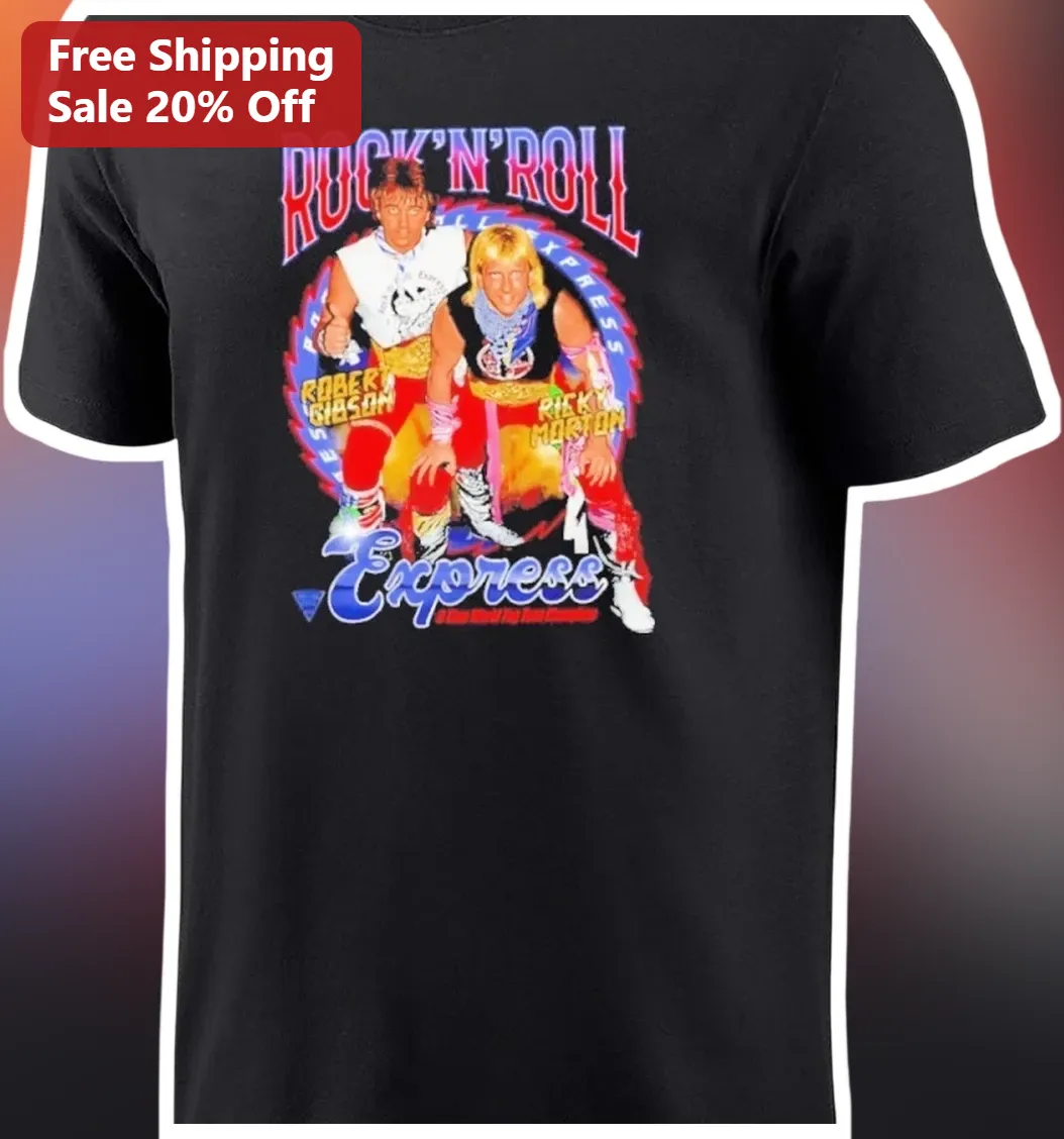Rock N Roll Express Tag Team Wrestling Tee Retro Pro Wrestling Shirt Gift for Fans