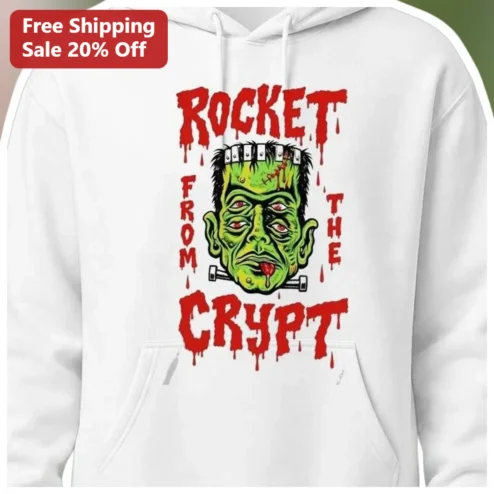 Rocket From The Crypt Frankenstein Monster Hoodie San Diego Punk Rock Merch