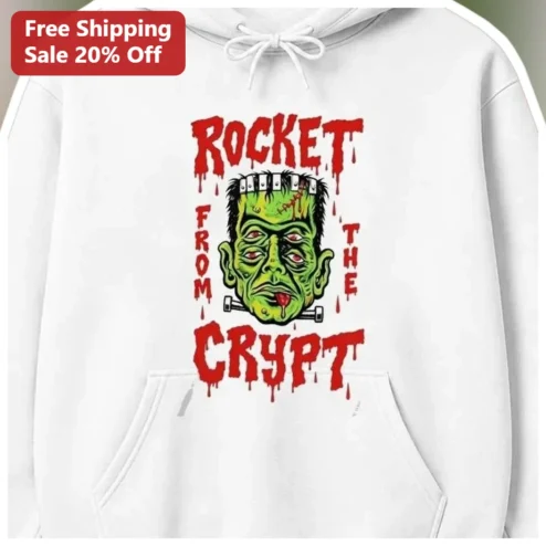Rocket From The Crypt Hoodie San Diego Punk Rock Band Merch Horror Graphic Pullover