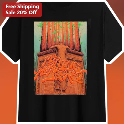 Rolling Stones Vintage Concert Poster Tee Retro Rock Band Graphic Shirt