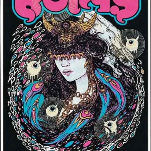 RoniS PINK 20th Anniversary Do You Remember The Pink Days Psychedelic Poster