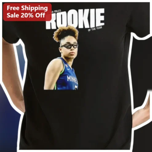 Rookie of the Year Olivia Miles WNBA Tee Minnesota Lynx Basketball Fan Gift