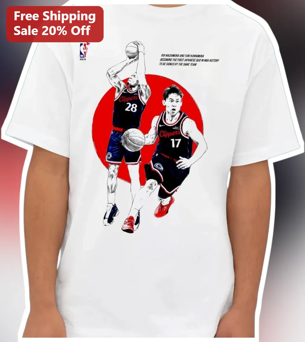 Rui Hachimura and Yuki Kawamura First Japanese Duo in NBA History Tee