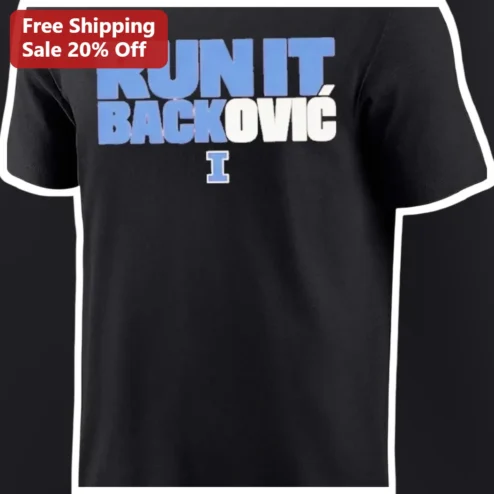 Run It Backović I Tee Bojan Bogdanovic Basketball Fan Shirt