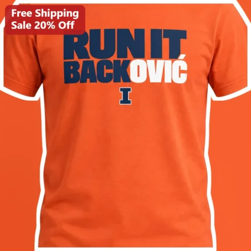 Run It Backović Tee Jannik Sinner Tennis Fan Gift Novelty Shirt