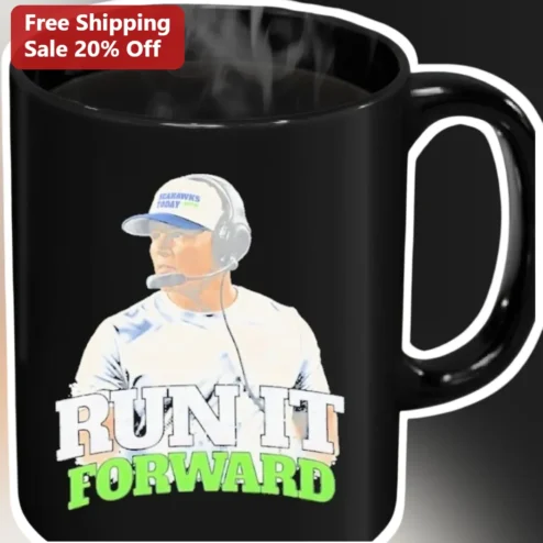 Run It Forward Pete Carroll Seattle Seahawks Mug