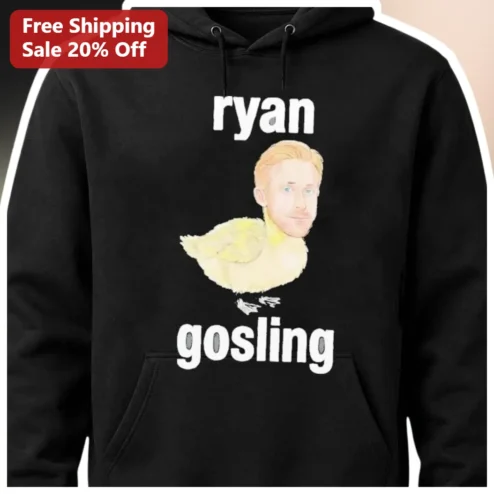 Ryan Gosling Duck Meme Hoodie Funny Celebrity Parody Gift for Fans