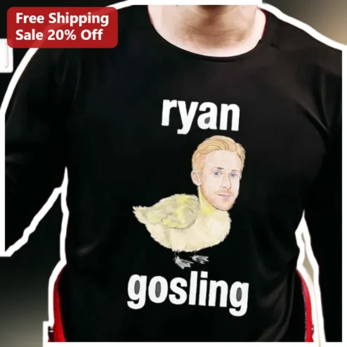 Ryan Gosling Meme Duck Graphic Tee Funny Celebrity Gift for Fans