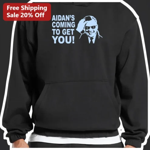 'S Coming To Get You! Funny Santa Meme Hoodie Personalized Gift