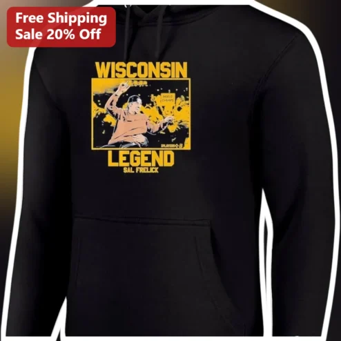 Sal Frelick Wisconsin Legend Hoodie Milwaukee Brewers Fan Apparel