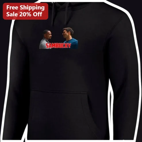 Sambucky Hoodie Anthony Mackie Sebastian Stan Sam Wilson Bucky Barnes Marvel Fan Art Pullover