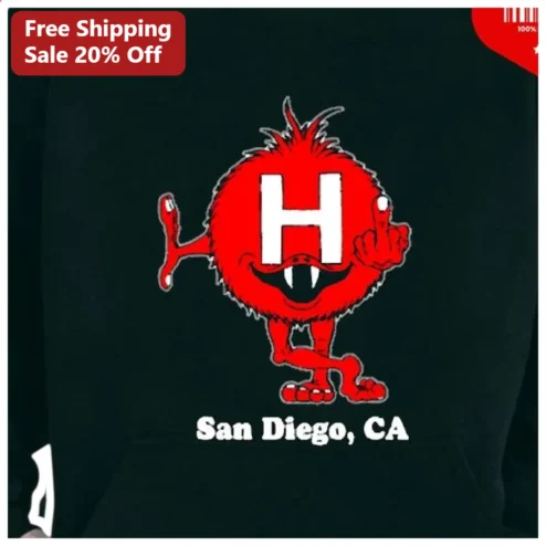 San Diego CA Sesame Street Character H Hoodie