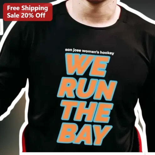 San Jose Women's Hockey We Run The Bay Graphic Tee