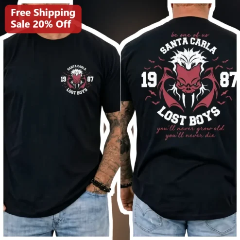 Santa Carla Lost Boys Tee The Lost Boys 1987 Vampire Movie Fan Gift