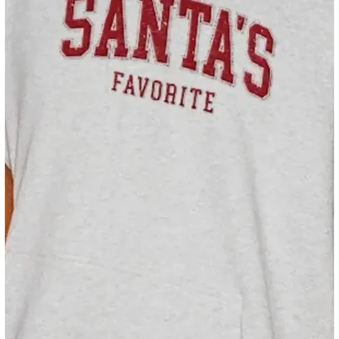 Santa's Favorite Vintage Distressed Christmas Tee Funny Holiday Gift for Kids