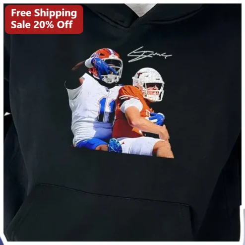 Saquon Barkley Hoodie NFL Player Merchandise Black Pullover for Men Women