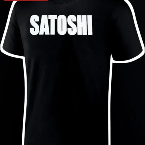 Satoshi Nakamoto Tee Bitcoin Crypto Enthusiast Gift Black Cotton Shirt