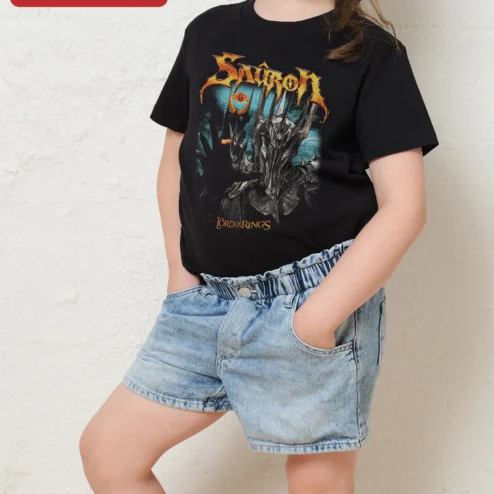 Sauron Lord of the Rings Tee Eye of Sauron Dark Lord Graphic Shirt for Kids Fantasy Fans