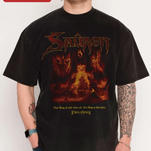 Sauron One Ring To Rule Them All Lord Of The Rings Tee