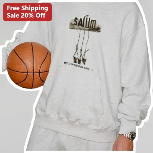 Saw III Sweatshirt Jigsaw Traps Horror Movie Apparel
